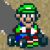 Luigi in Mario Kart